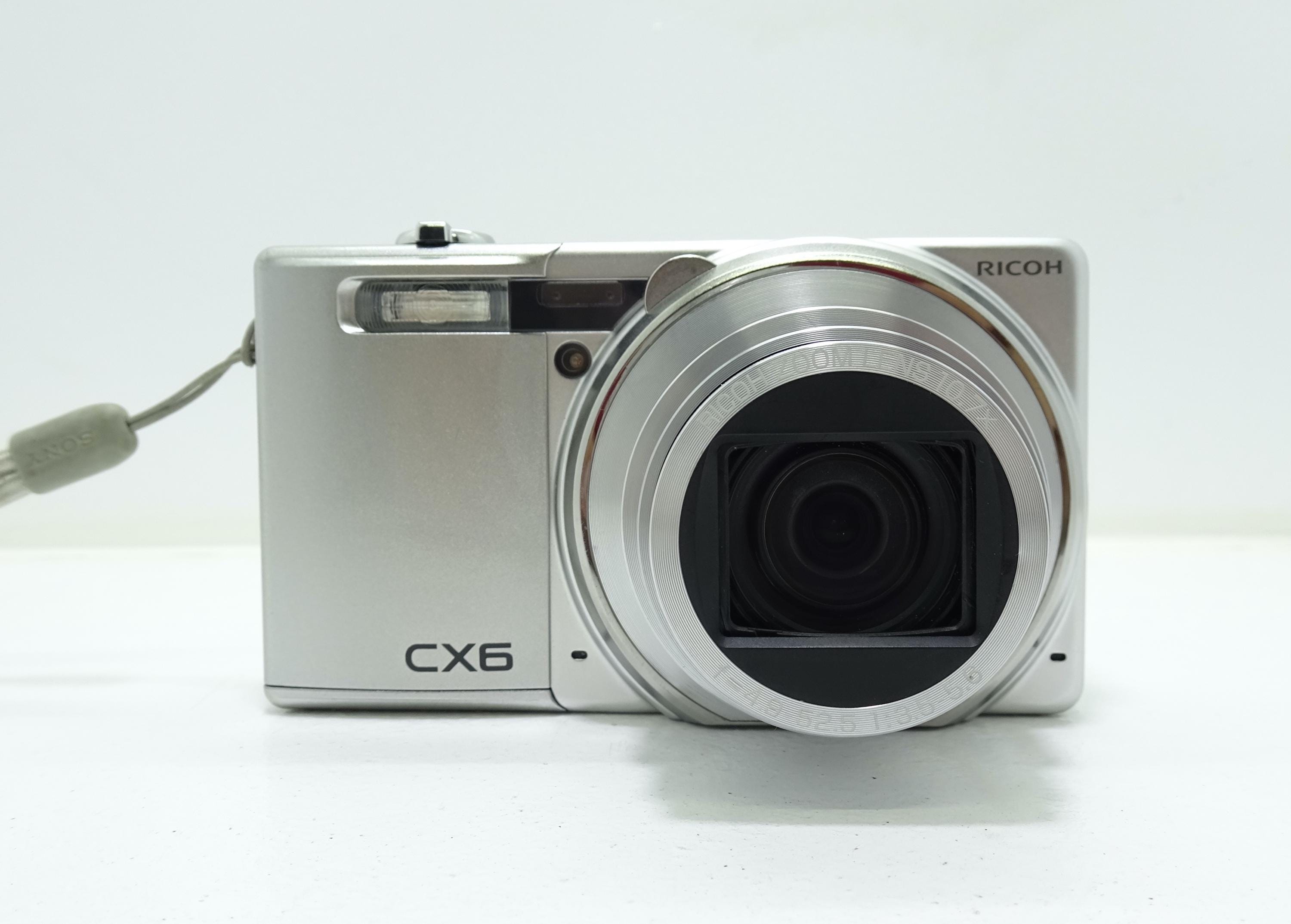 RICOH CX6 10MP Digital Compact Camera - Golden With Battery