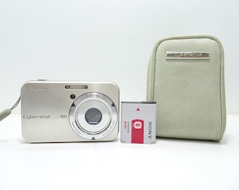 Gold Sony Cyber-shot DSC-N2 With Touchscreen - Vintage Silver