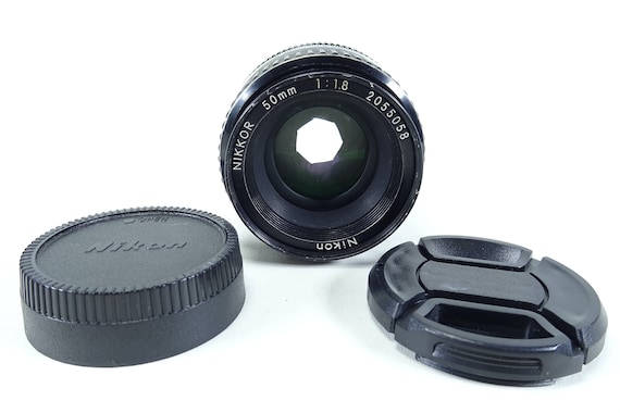 Nikon AI NIKKOR 50mm F1.8 Pancake MF Standard Lens With