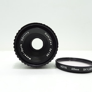 Meyer Optik Gorlitz Domiplan 50mm f/2.8 Zebra M42 Mount Lens.