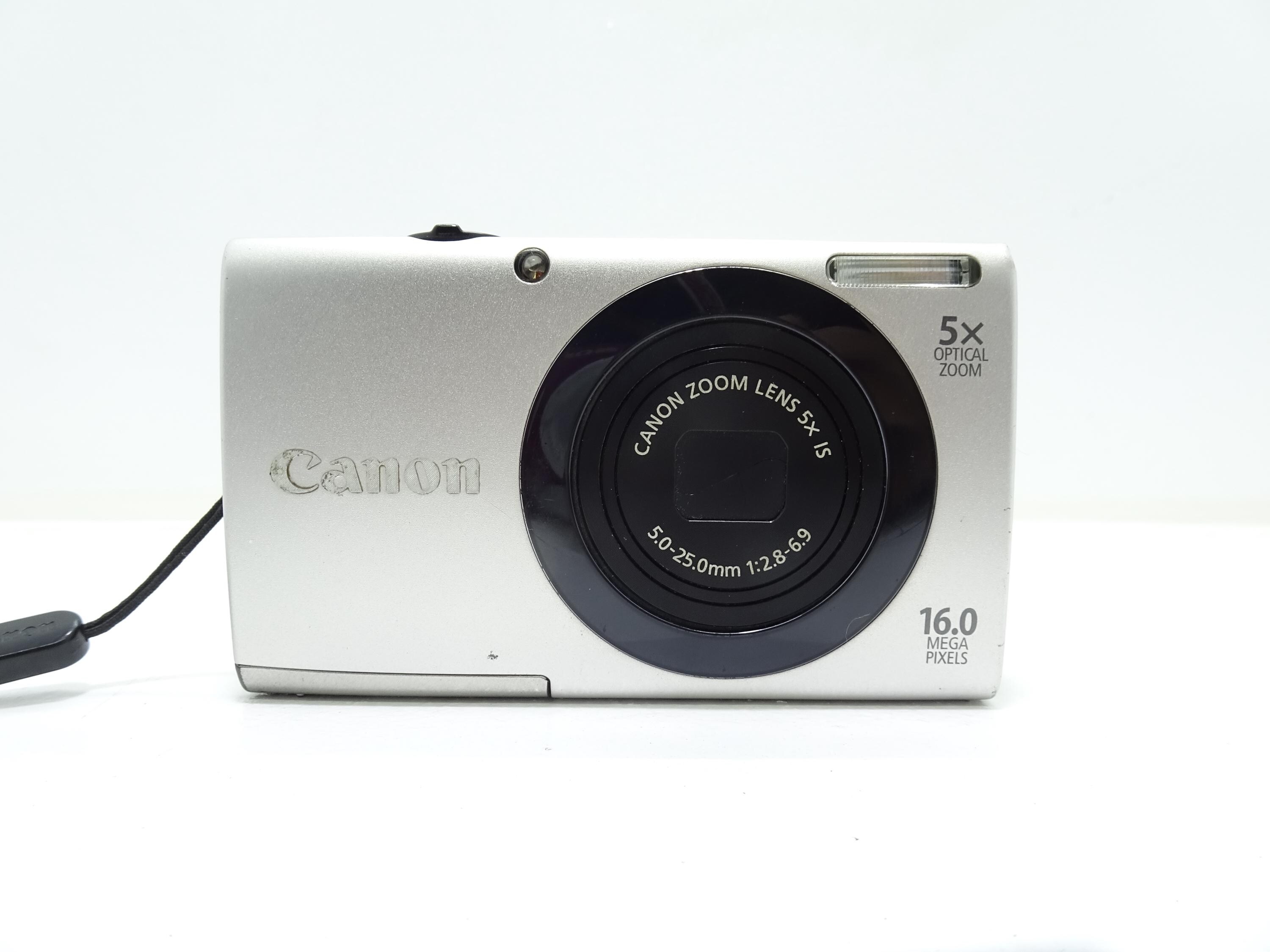 Canon Powershot A3400 IS - Silver Digital Compact Camera With