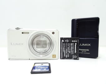 Cámara digital Panasonic Lumix SZ3 16.1MP Lente Leica Idioma Japonés con Accesorios.