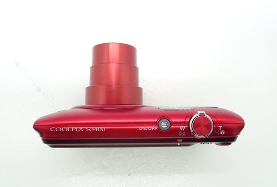 Nikon COOLPIX S3400 Red 20.0MP 7x Compact Digital Camera