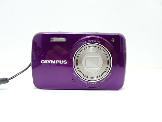 Olympus VH-210 14.0MP Digital Compact Camera - Purple With