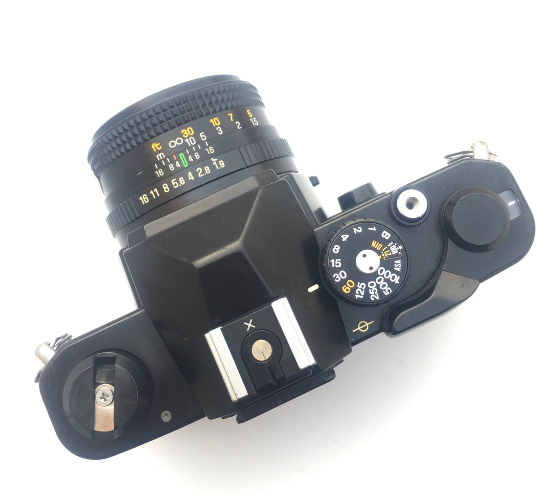 Chinon CM4 Vintage SLR Film Camera with 50mm F1.9 Lens Etsy