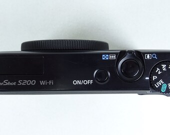 Buy Canon Powershot S200 Digital 5x Zoom Wifi Black Color Camera