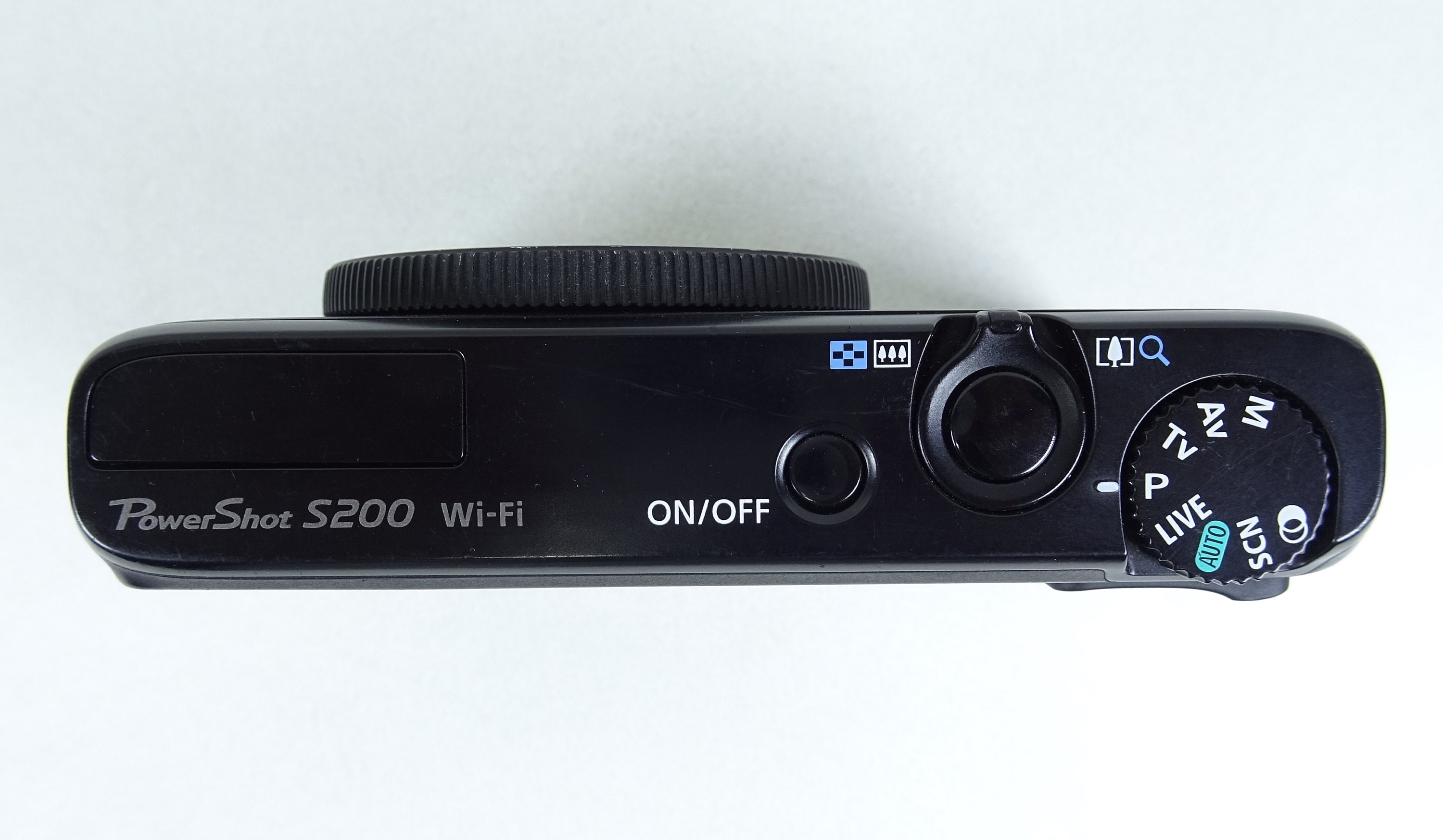 Canon Powershot S200 Digital 5x Zoom Wifi Black Color Camera With