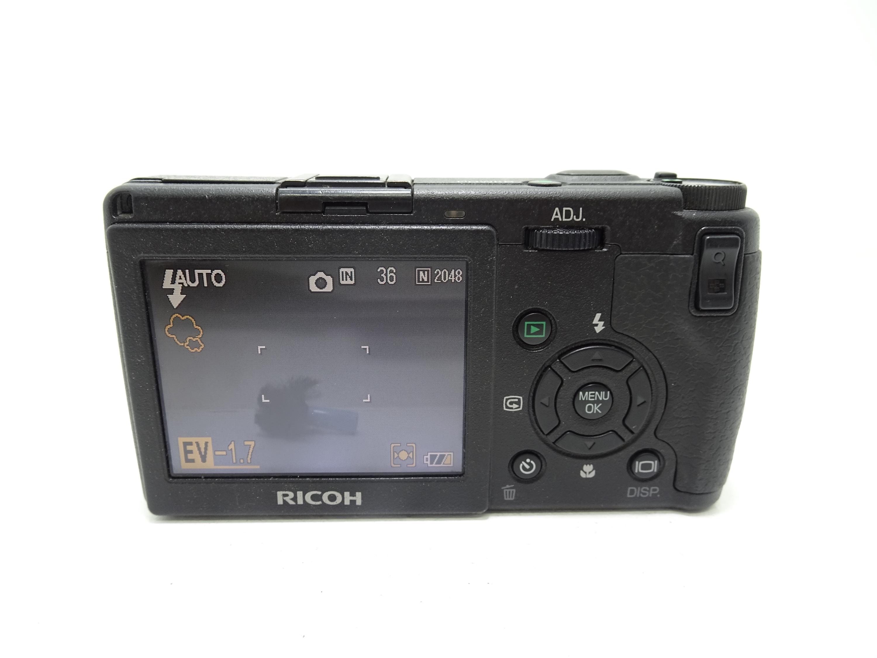 Ricoh GR Digital 8.1MP Black Compact Digital Camera With Battery