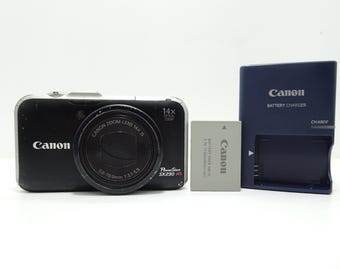 Canon Powershot SX210 IS 14.1MP Digital Camera With Battery