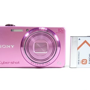 SONY Digital Camera DSC-WX200 Pink Cyber-shot 10.0x Optical Zoom With  Battery. 