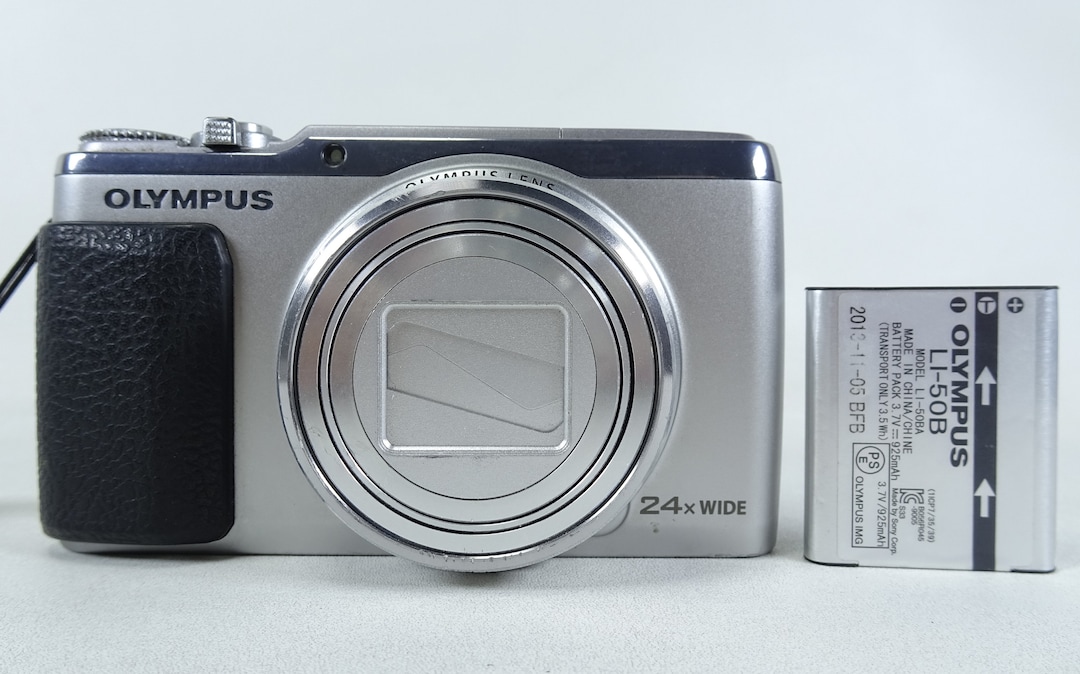 Olympus Stylus SH-50 Digital Compact Camera - Silver Color With