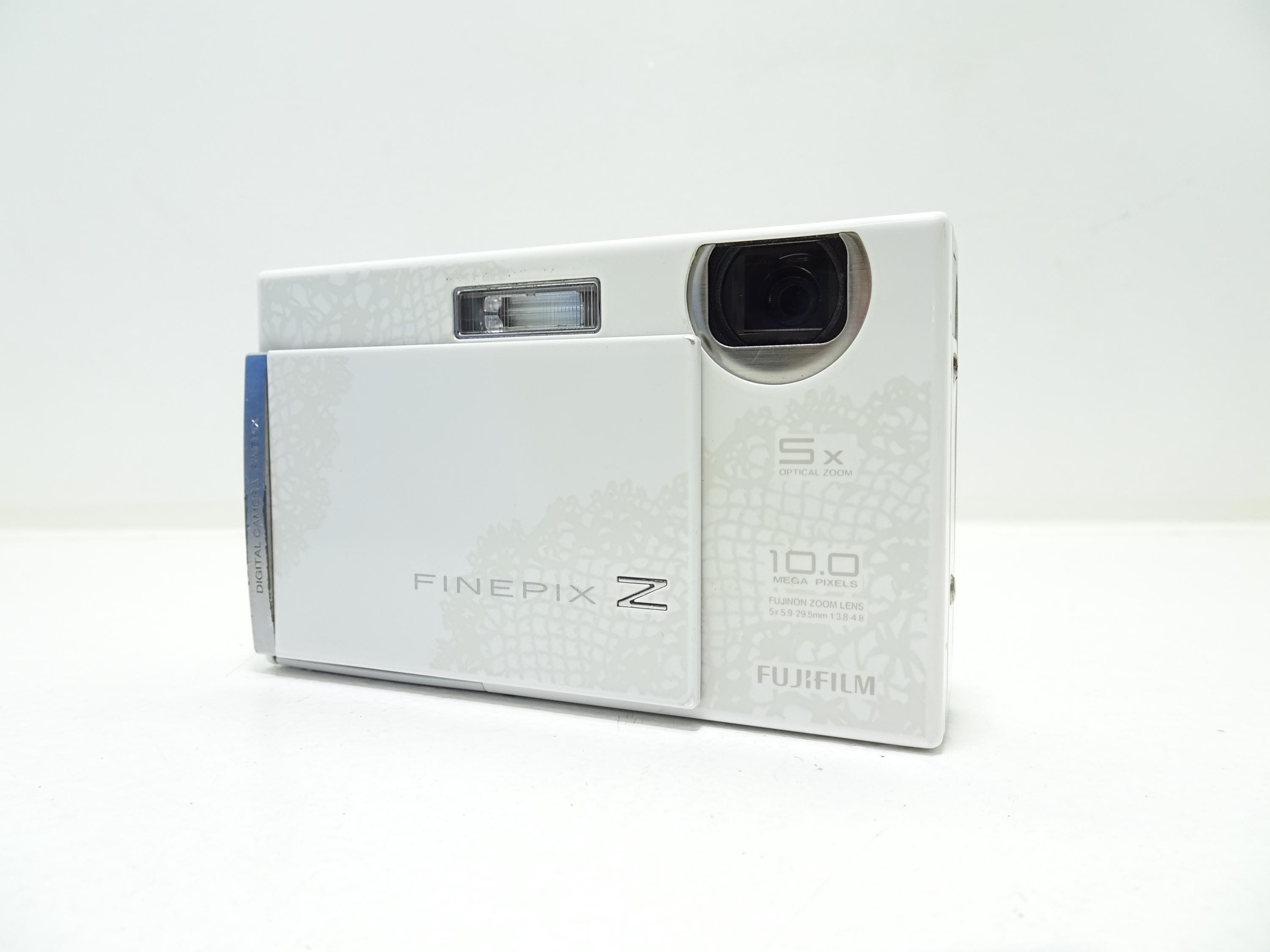 Fujifilm Finepix Z250fd Rare Porcelain White Digital Camera With