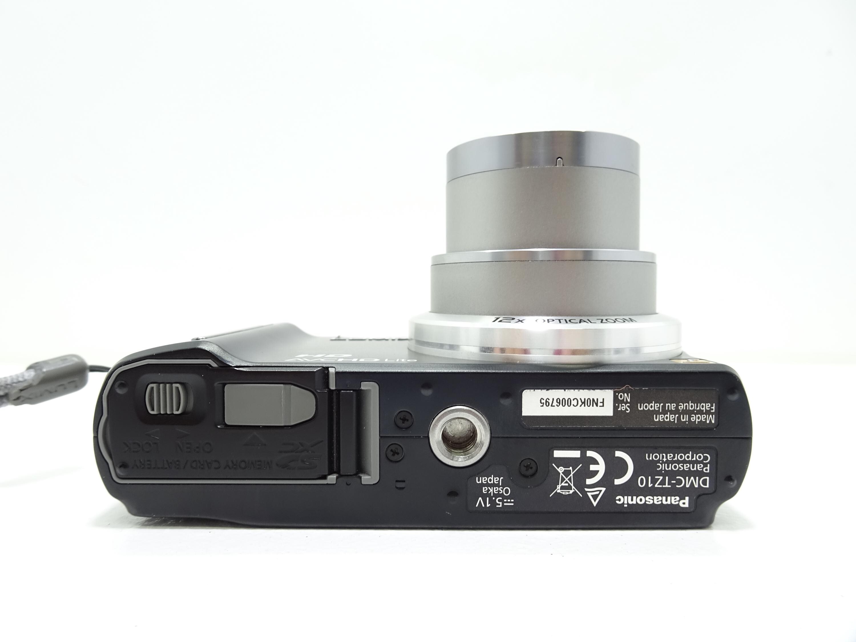 Panasonic Lumix DMC-TZ10 12.1MP Digital Compact Camera - Black