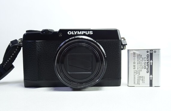 Olympus STYLUS SH-1 16.0MP Digital Camera BLACK With Battery in