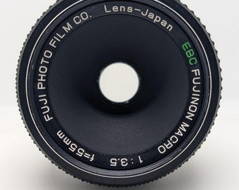 FUJINON EBC MACRO 55mm f3.5 m42マウント Fuji Photo EBC Fujinon Macro 55mm F3.5 Manual Focus M42 Screw