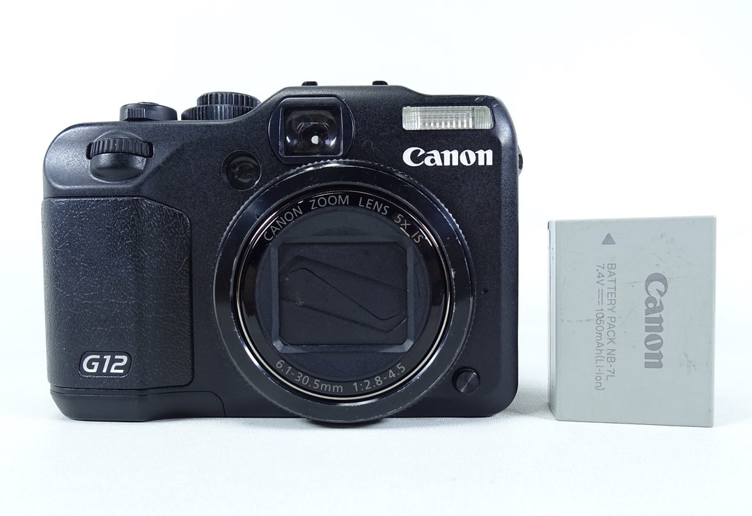 Canon Powershot G12 10.0MP Digital Compact Camera With Battery Etsy