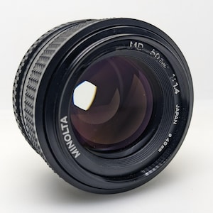 Minolta MD 50mm f1.4 Manual Focus Vintage Prime Lens