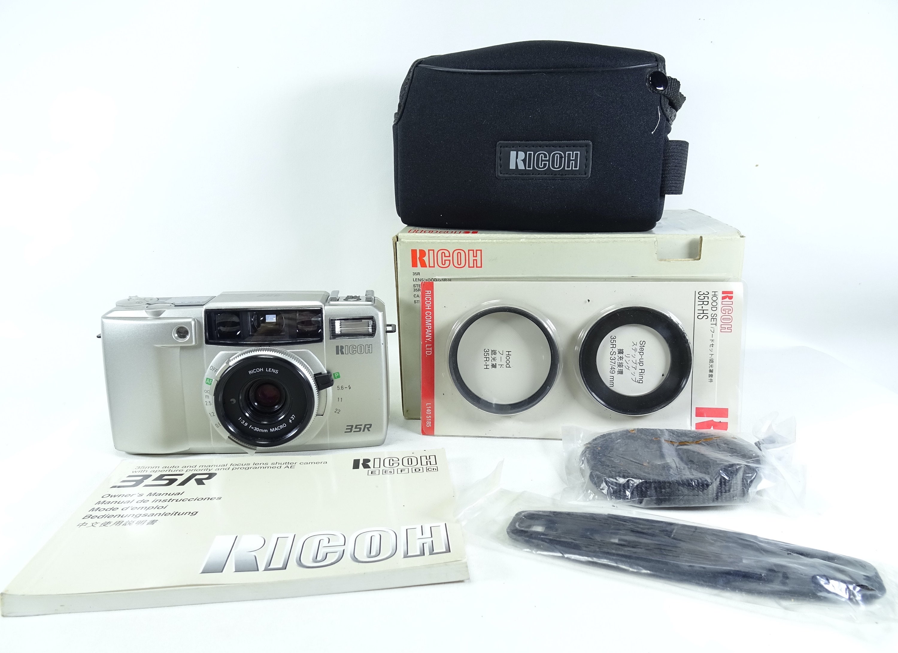 Ricoh MF-1 35R DATE Point and Shoot Compact 35mm Film Camera With