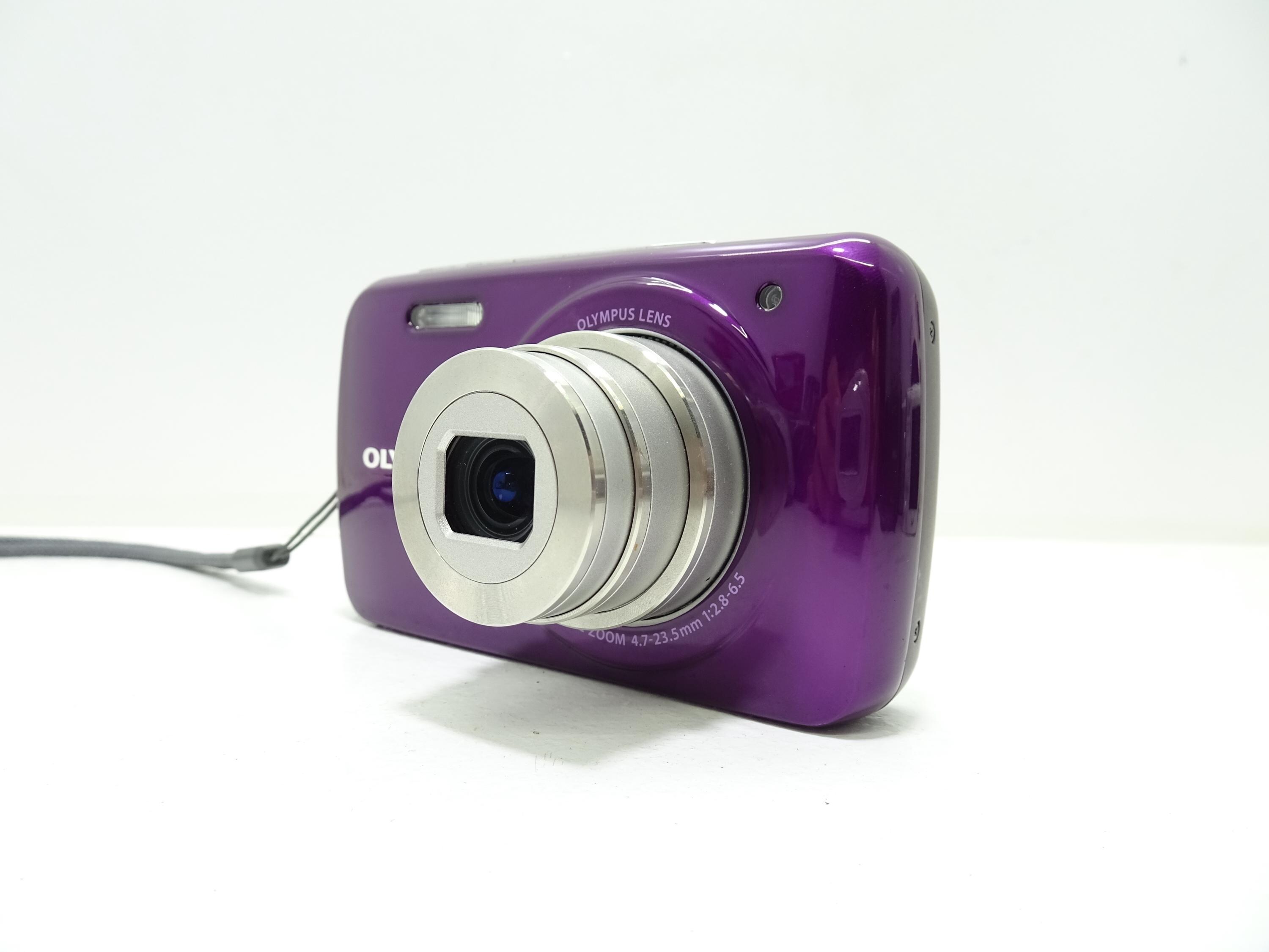 Olympus VH-210 14.0MP Digital Compact Camera - Purple With
