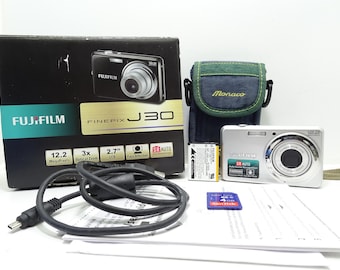 Fujifilm Finepix E510 5MP Digital Camera - Silver - Etsy