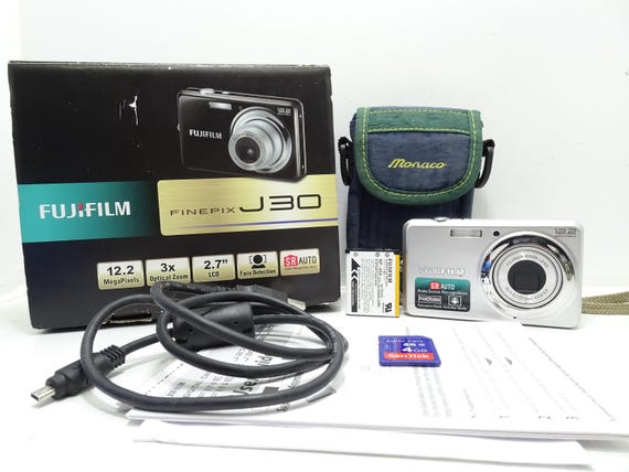 Fujifilm Finepix J30 12.2MP Digital Camera - Silver With