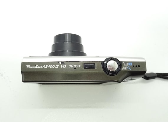 Canon Powershot A3400 IS - Silver Digital Compact Camera With