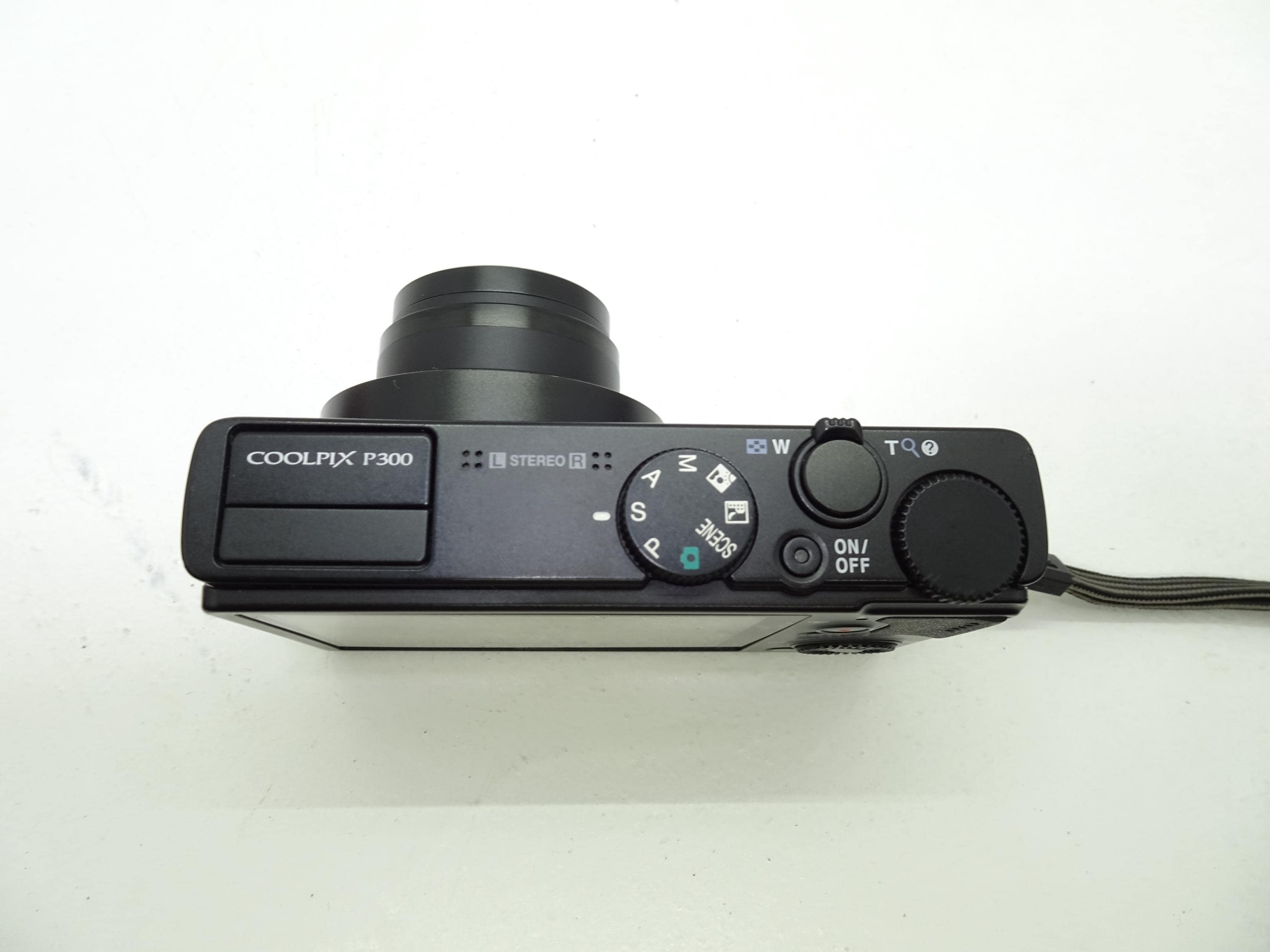 Nikon COOLPIX P300 12.2MP Digital Camera - Black With Battery