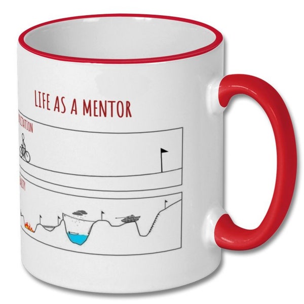 EXPECTATIONS VS REALITY mentor gift, mentor mug, mentor coffee mug, mug for mentor, gift for mentor, mentor retirement gift, mentor present