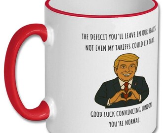 LONDON FAREWELL TARIFF gift, moving to london gift, moving to london mug, london adventure gift, london city life gift