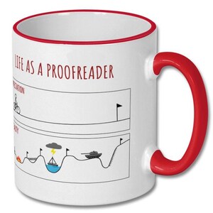 EXPECTATIONS VS REALITY proofreader funny gift, proofreader gift, proofreader mug, proofreader gift idea, online proofreader