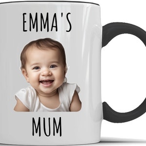PERSONALIZED BABY PHOTO mug, Custom baby photo mug, Personalized baby coffee mug
