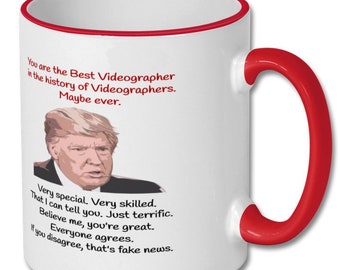 BEST VIDEOGRAPHER MUG, videographer, videographer mug, videographer gift, videographer coffee mug, videographer gift idea