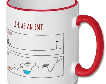 Personalised Gift Female Paramedic Large Mug Emergency Service Staff Present #9 