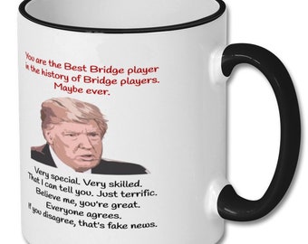 BEST BRIDGE PLAYER mug, bridge player, bridge player mug, bridge player gift, bridge player coffee mug, bridge player gift idea