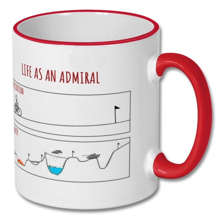 EXPECTATIONS VS REALITY Admiral Gift, Admiral Mug, Gift for Admiral, Admiral,  Admiral Gift Idea, Admiral Present, Present for Admiral 