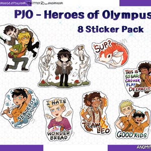 PJO - Helden von Olympus Sticker Pack