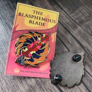 Elden Ring Blasphemous Enamel Pin