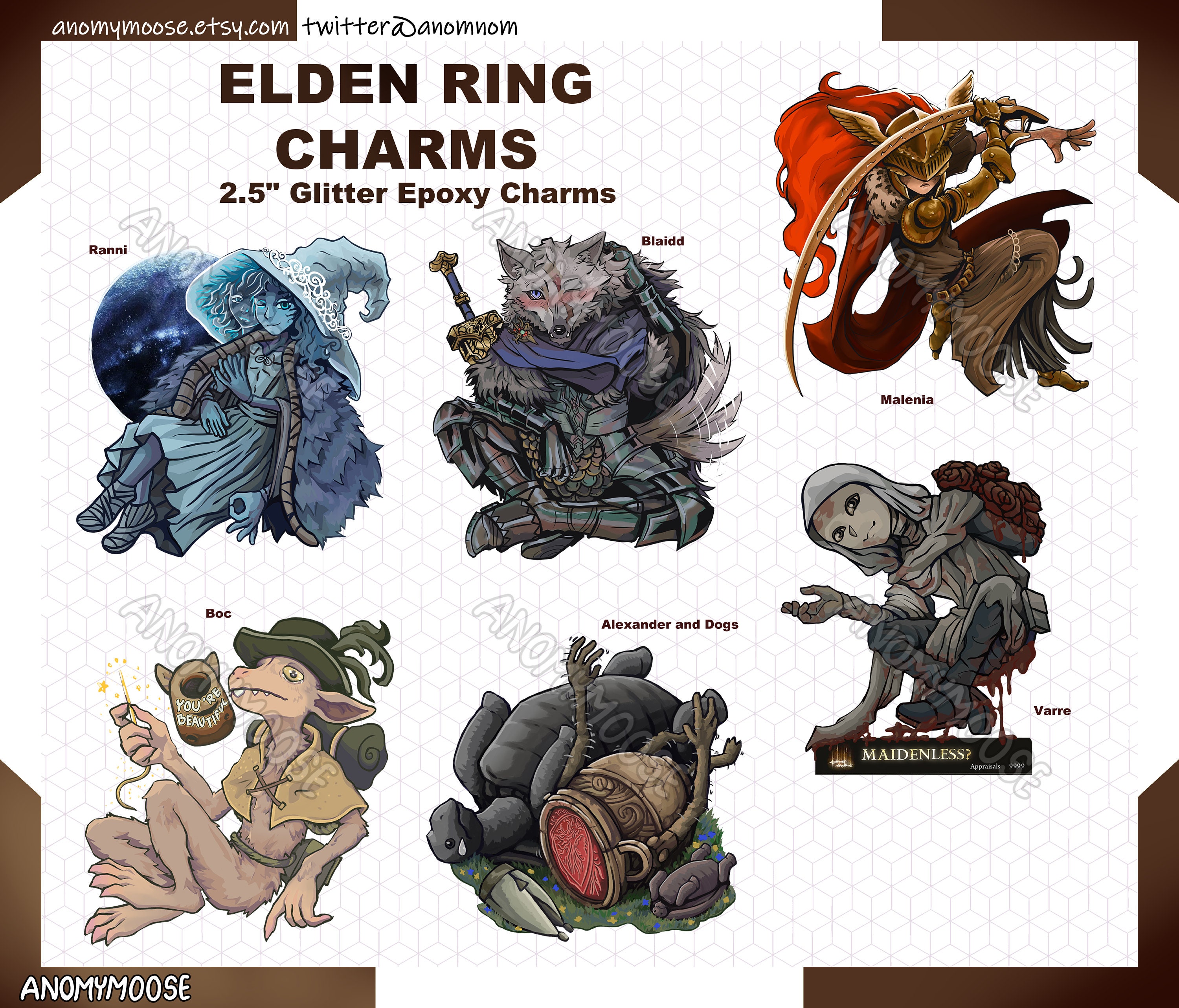 Elden Ring Game Peripheral Resin Decorations Alexander Iron Fist