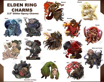 Elden Ring 2.5&quot; Glitter Charms
