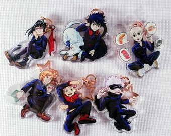 Animanga Sorcerers 2.5" Glitter Charms