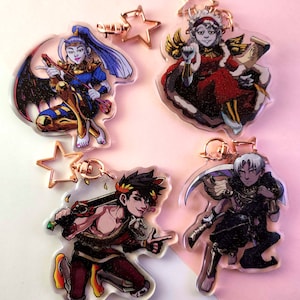 HADES 2.5&quot; Glitter Charms