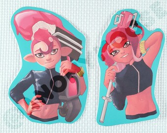 Splatoon 2 Octoling Vinyl Stickers