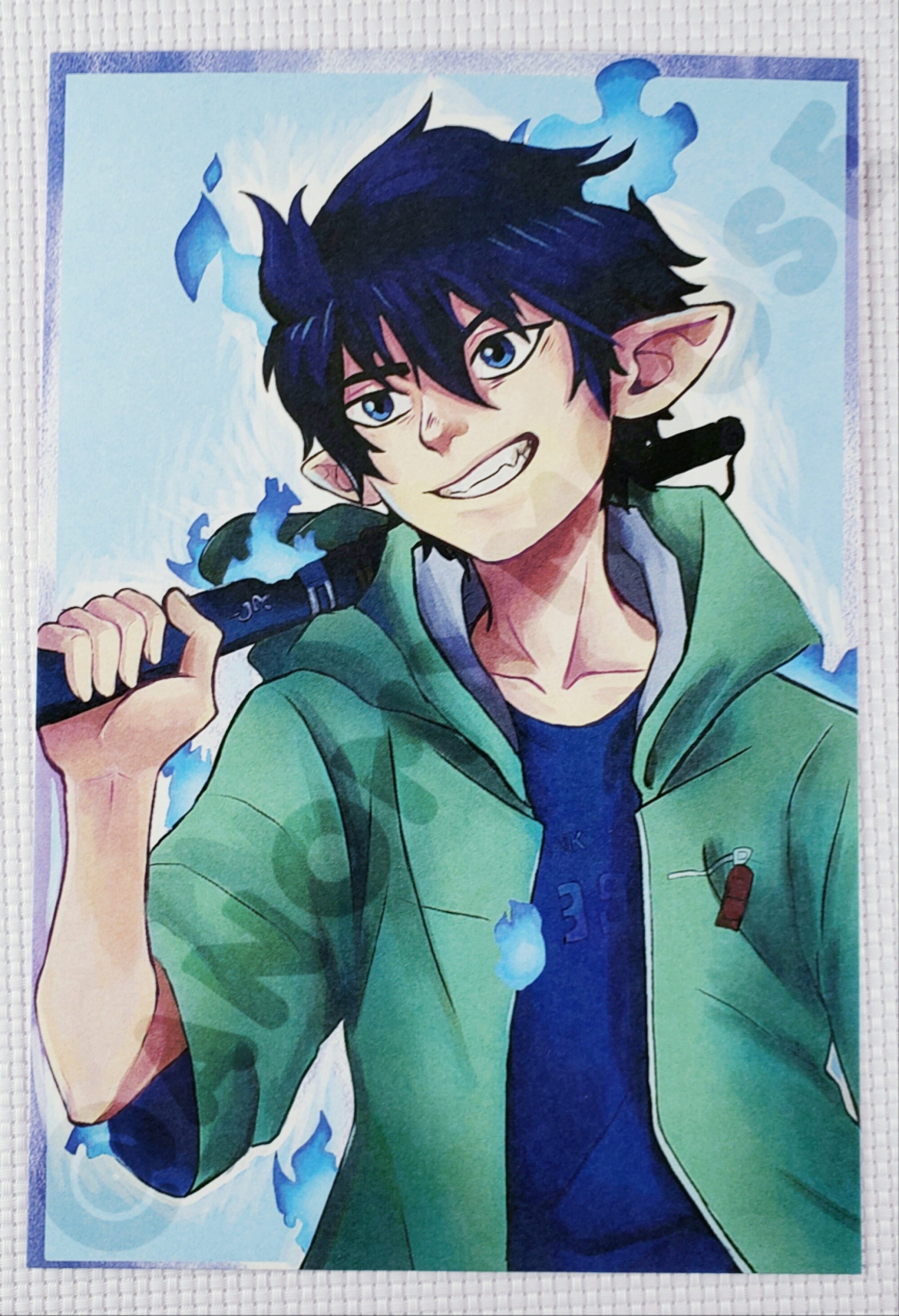 Rin Okumura Ao No Exorcist Print - Etsy