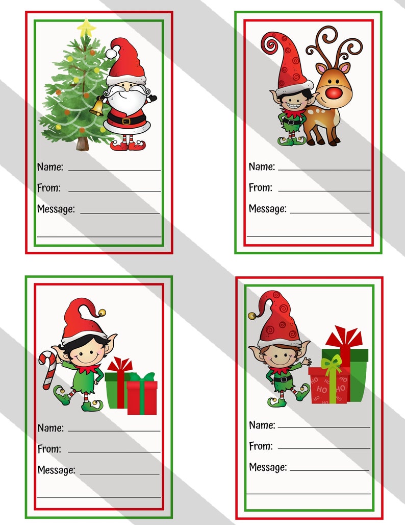 Personalized Santa Christmas Candy Grams Christmas Candy ...