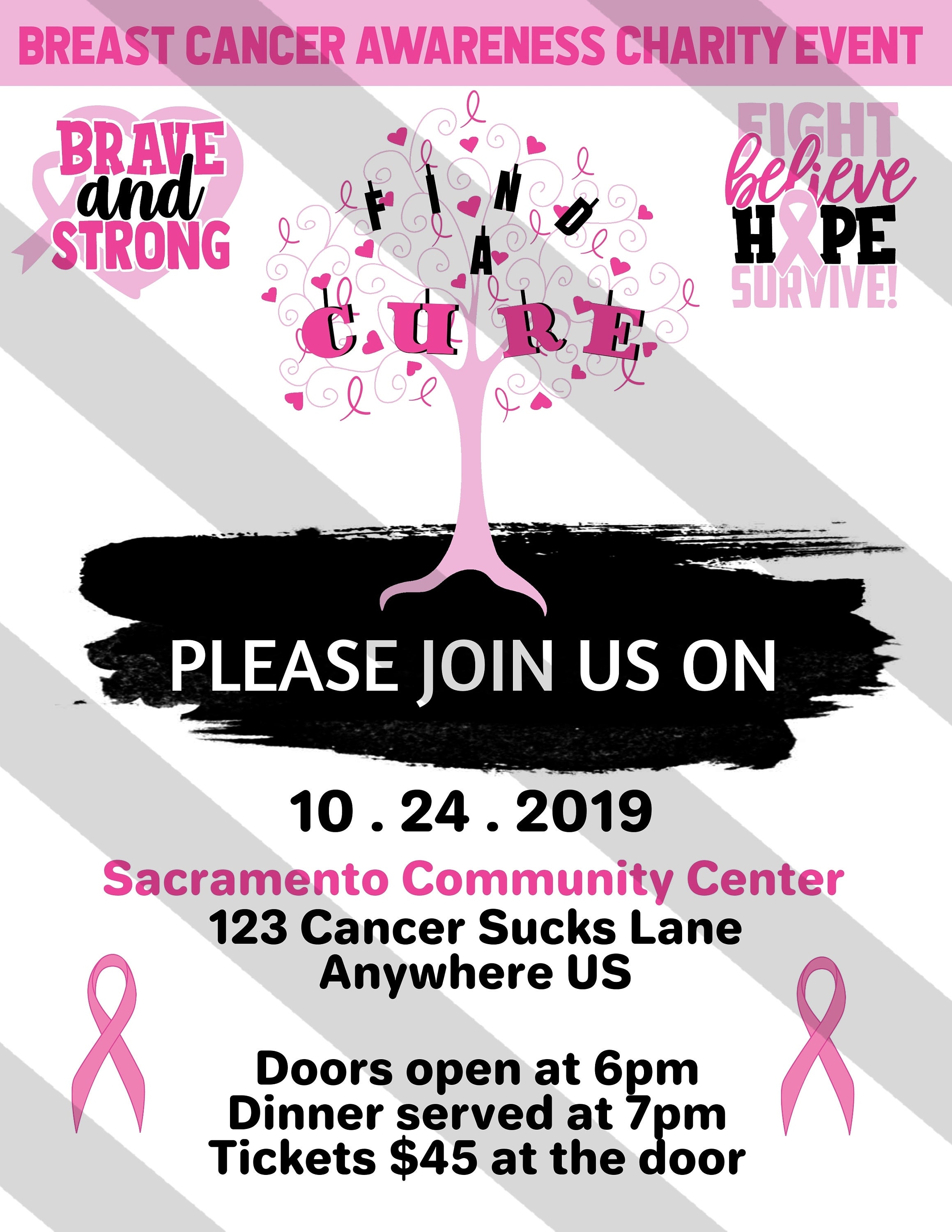 breast-cancer-flyer-cancer-awareness-flyer-cancer-benefit-etsy