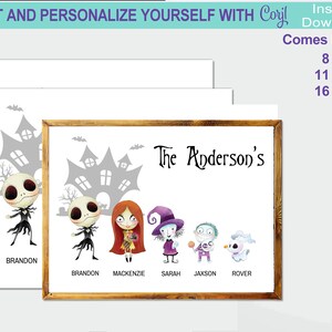 Printable Halloween Wall Art, Family Halloween Print, Halloween Family ...