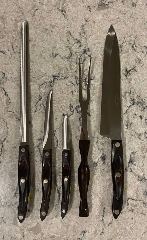 Cutco Brown Kitchen Carving Knives