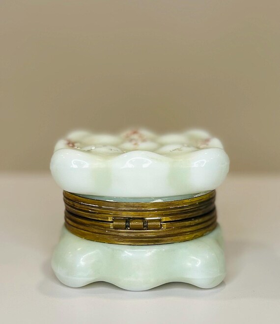 Wavecrest Billow Egg Crate Trinket Box, Floral Tr… - image 6