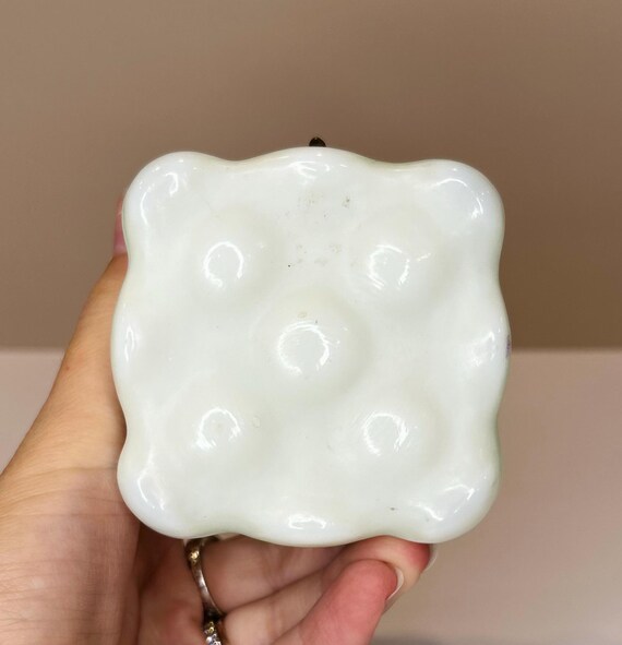 Wavecrest Billow Egg Crate Trinket Box, Floral Tr… - image 8