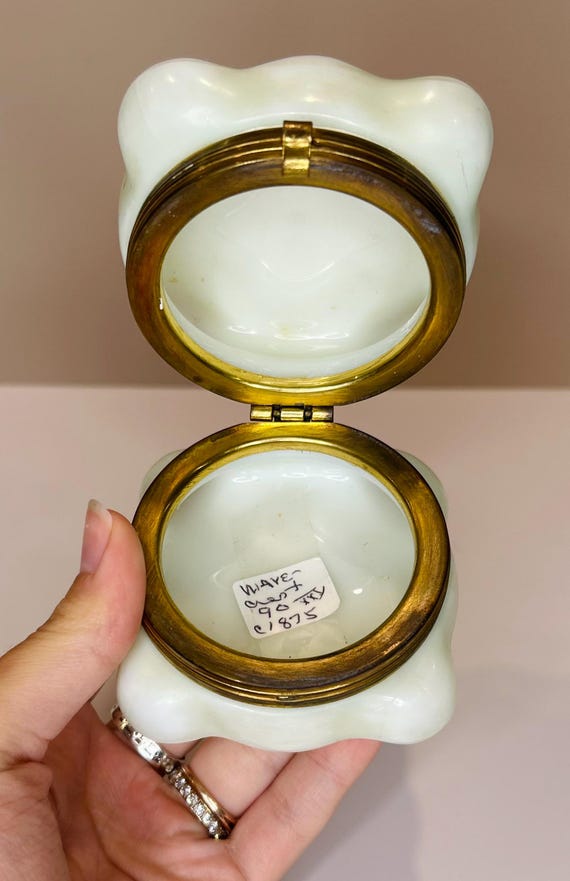 Wavecrest Billow Egg Crate Trinket Box, Floral Tr… - image 10